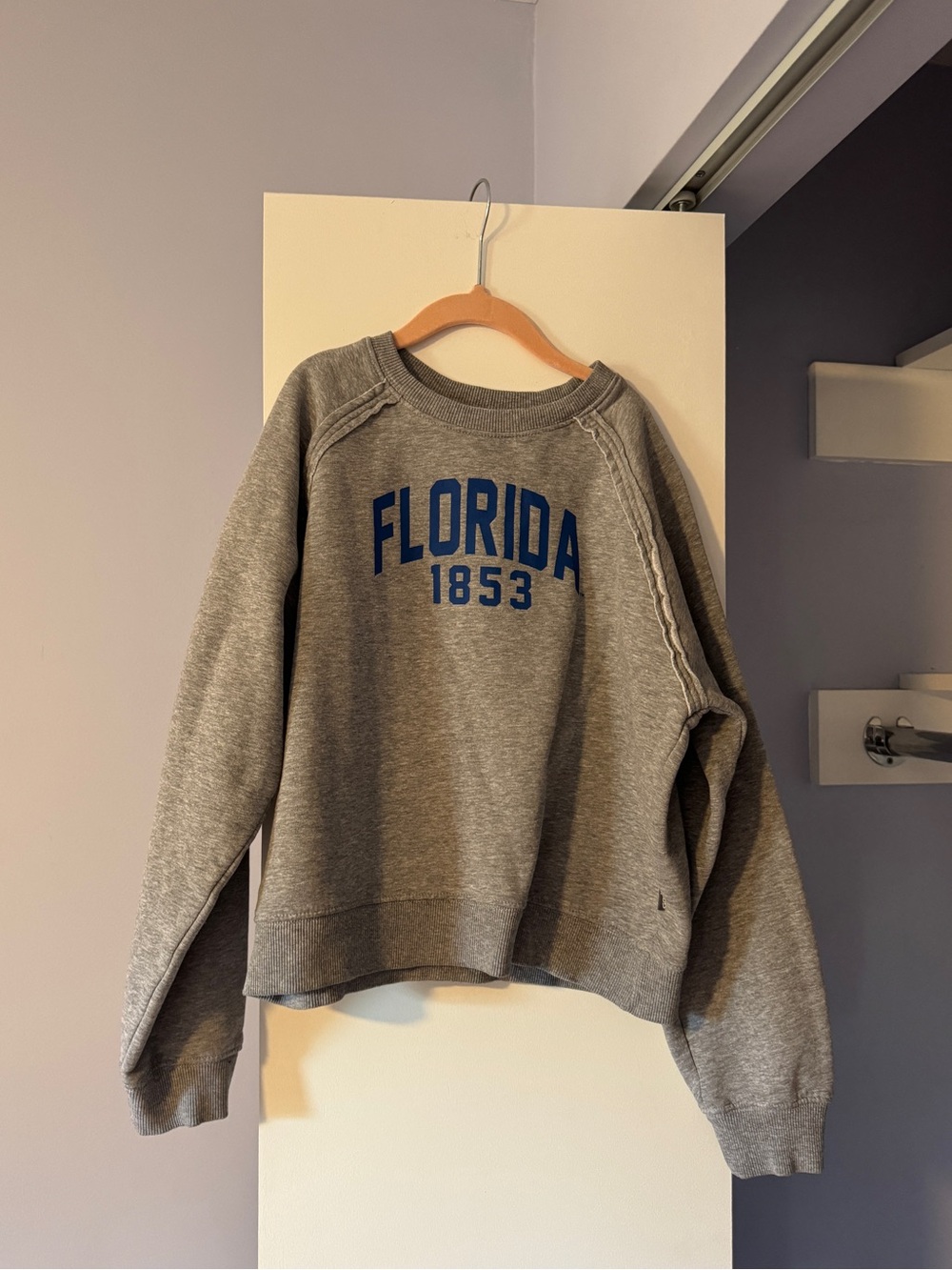Kids Grey 'Florida 1853' Pullover Sweatshirt